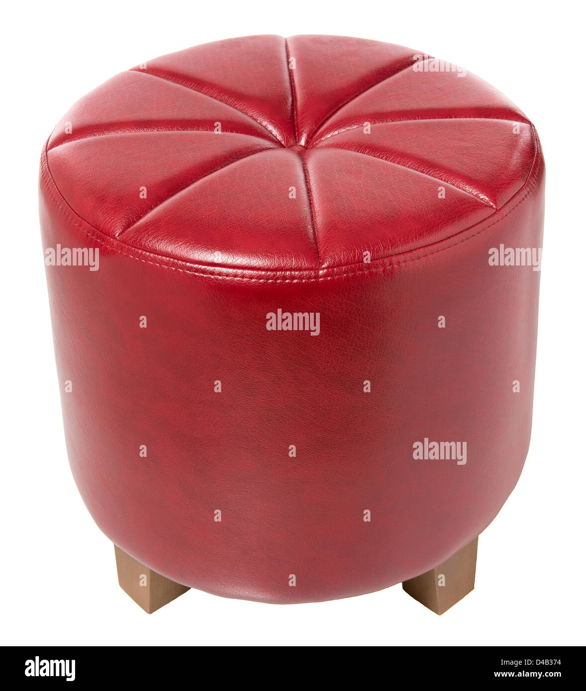 Polstermöbel, isoliert auf weiss Stockfoto
