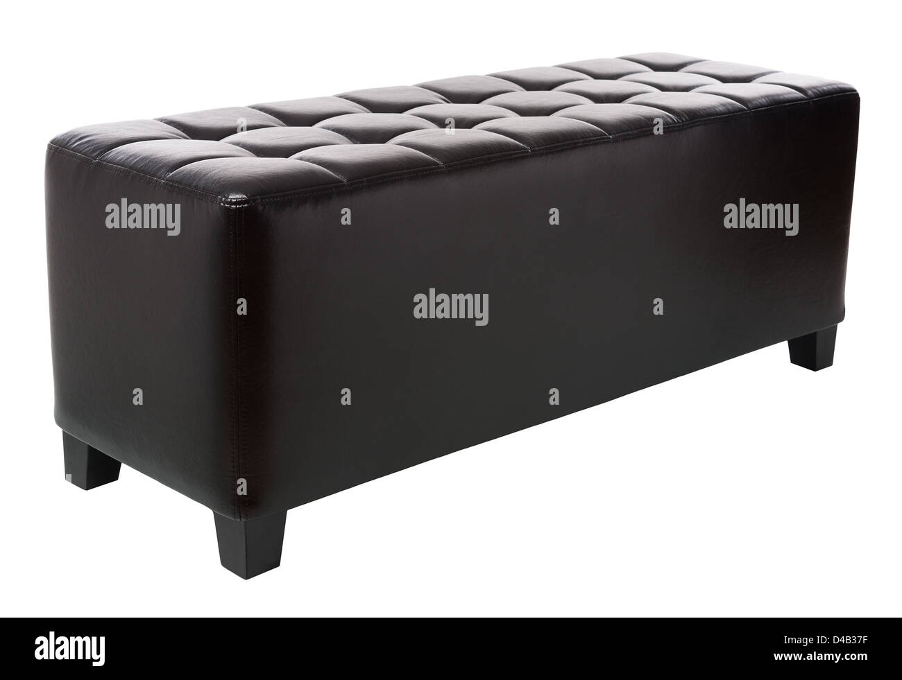 Polstermöbel, isoliert auf weiss Stockfoto