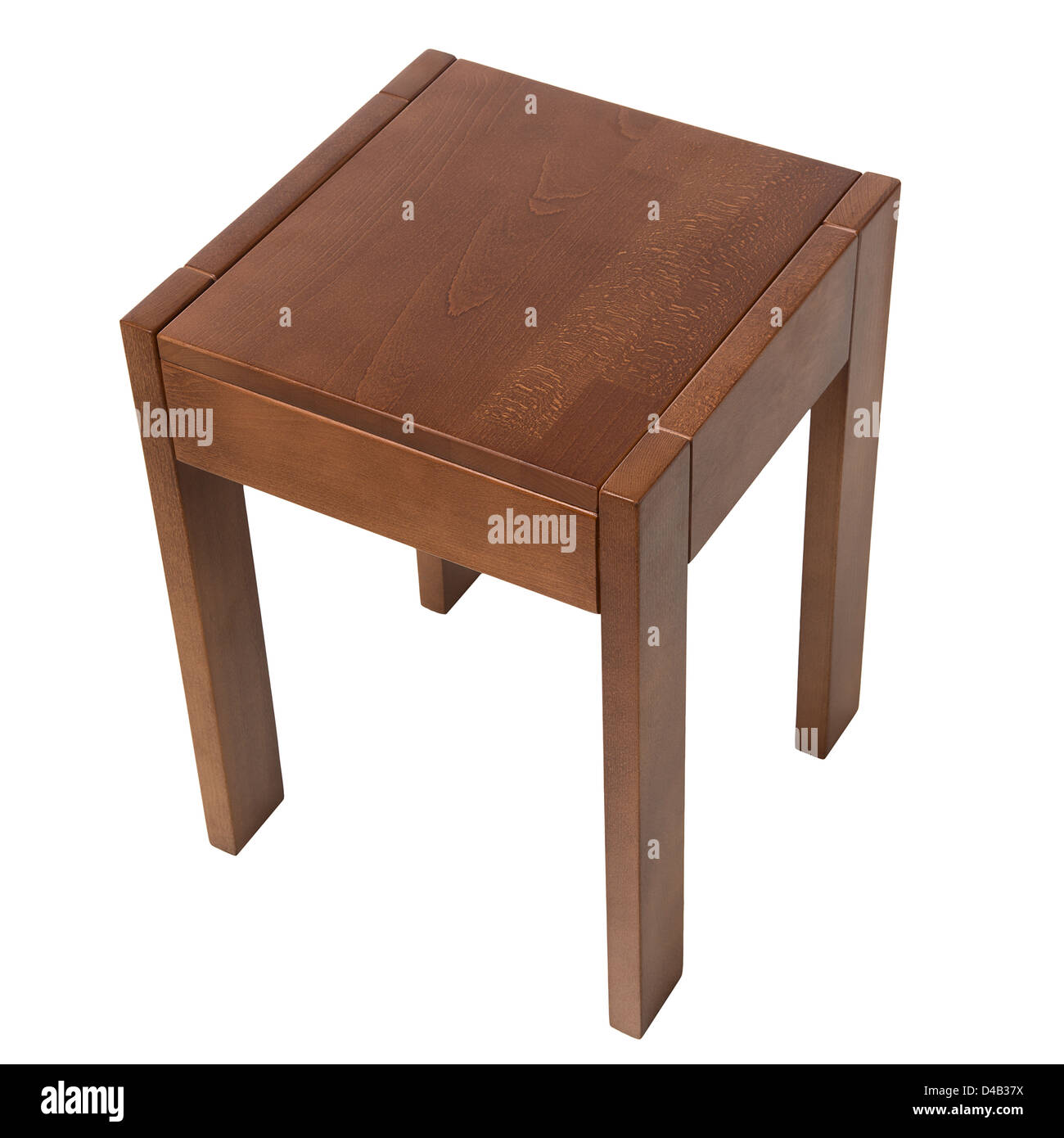 Stuhl isoliert auf weißem Hintergrund Stockfoto