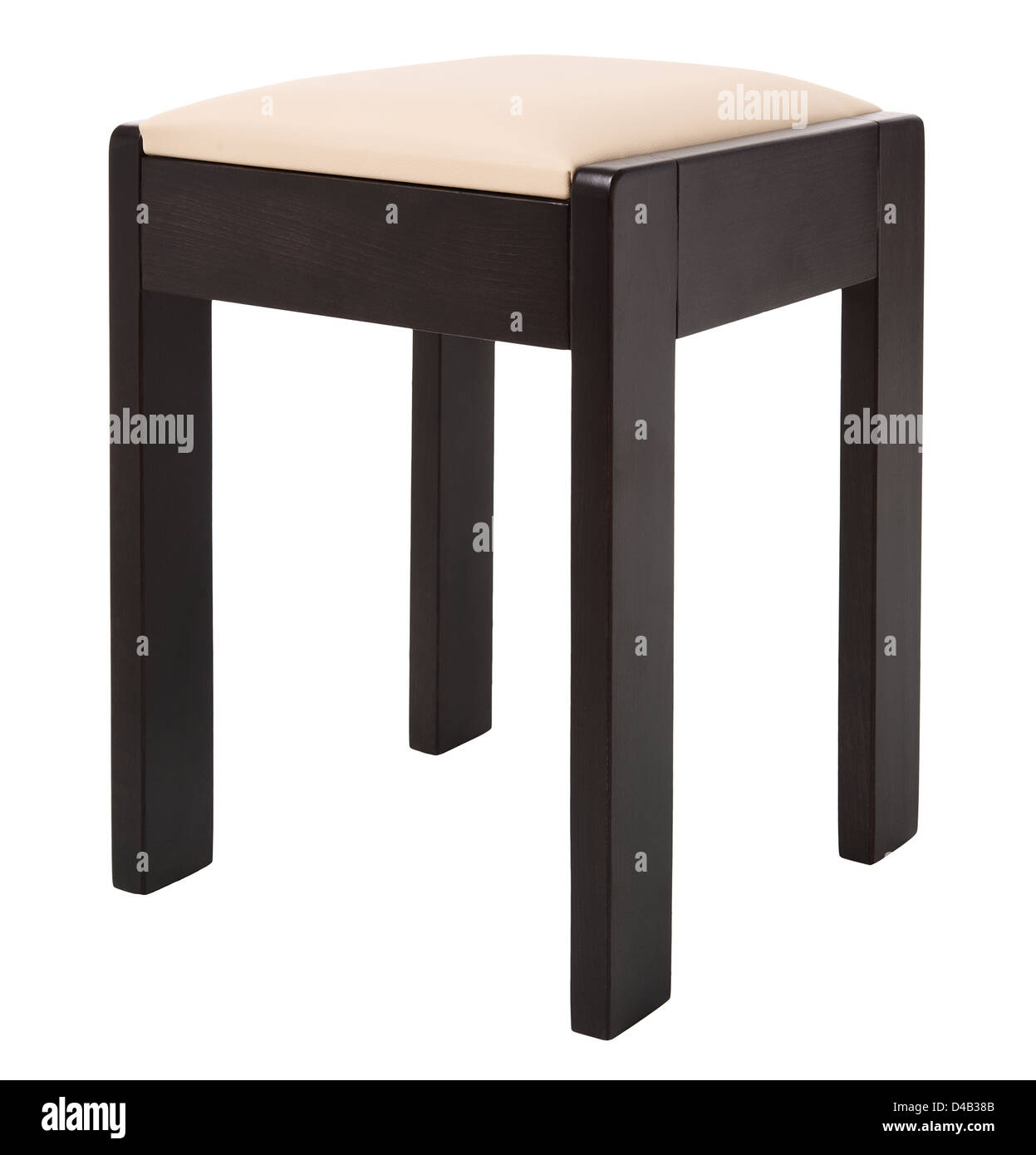 Stuhl isoliert auf weißem Hintergrund Stockfoto