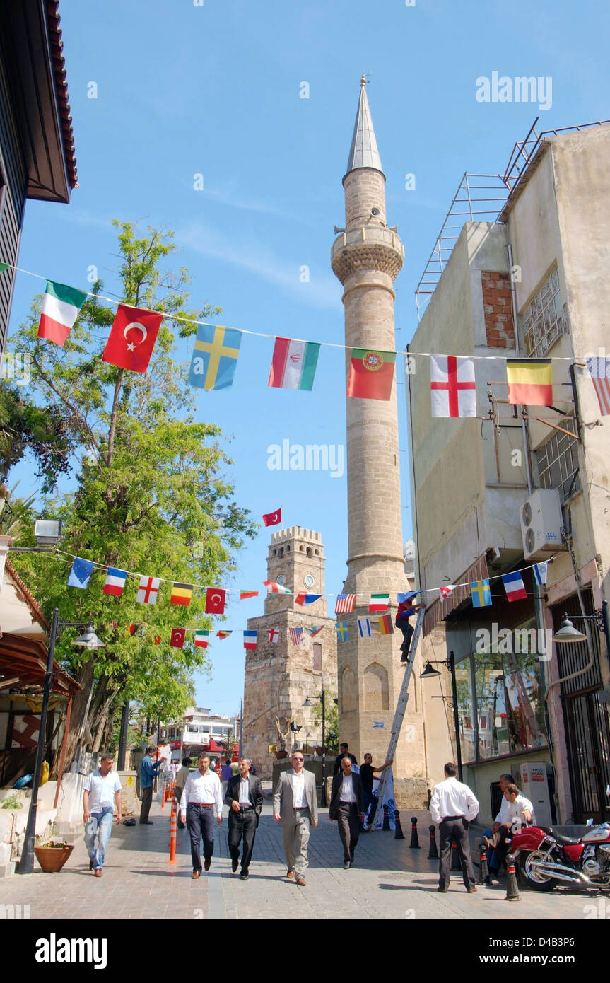 Altstadt von Antalya, Türkei, Westasien Stockfoto