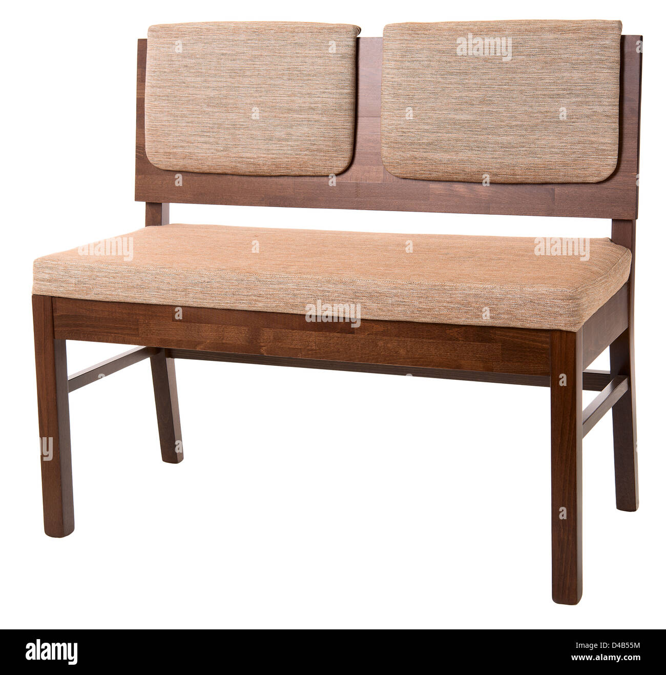Polstermöbel, isoliert auf weiss Stockfoto
