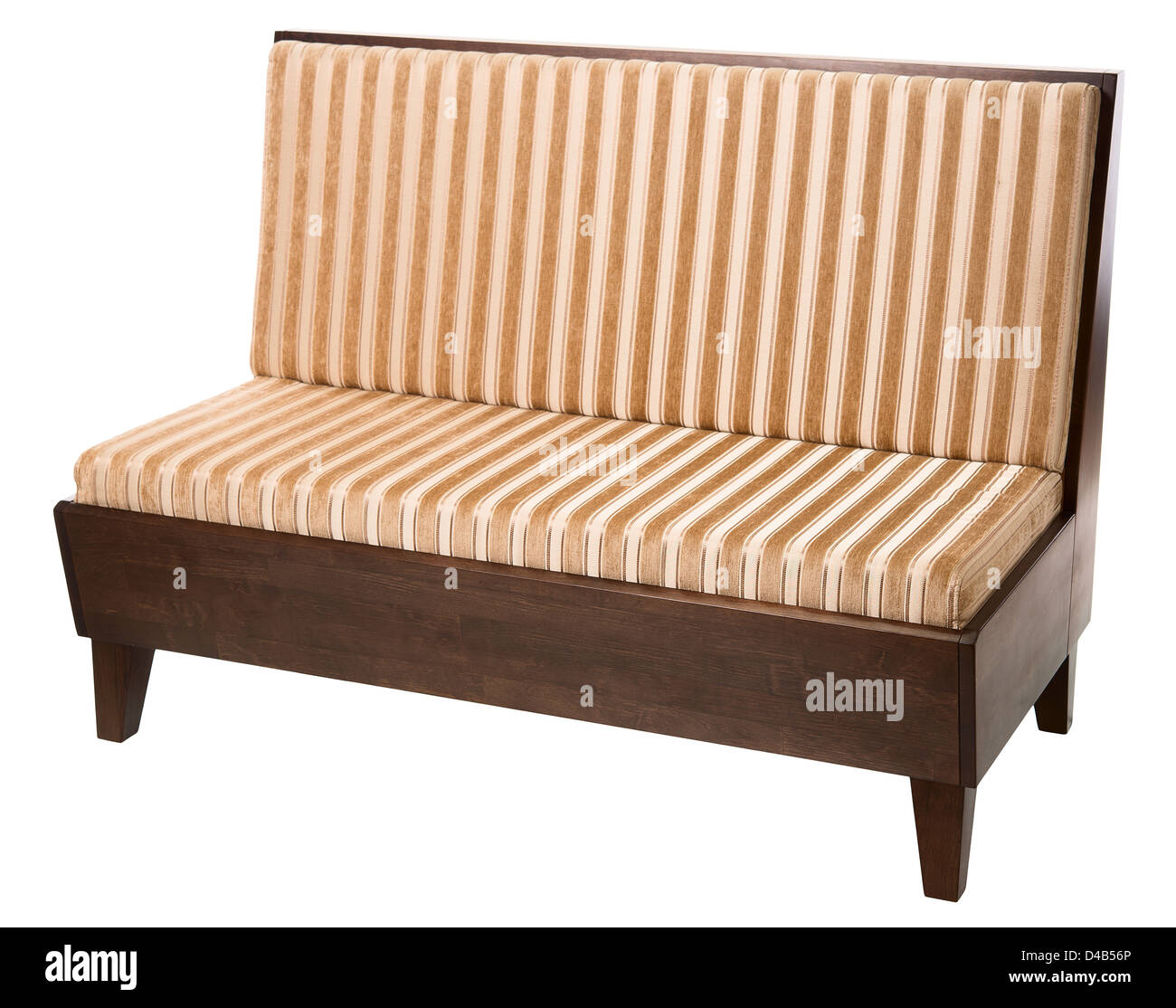 Polstermöbel, isoliert auf weiss Stockfoto