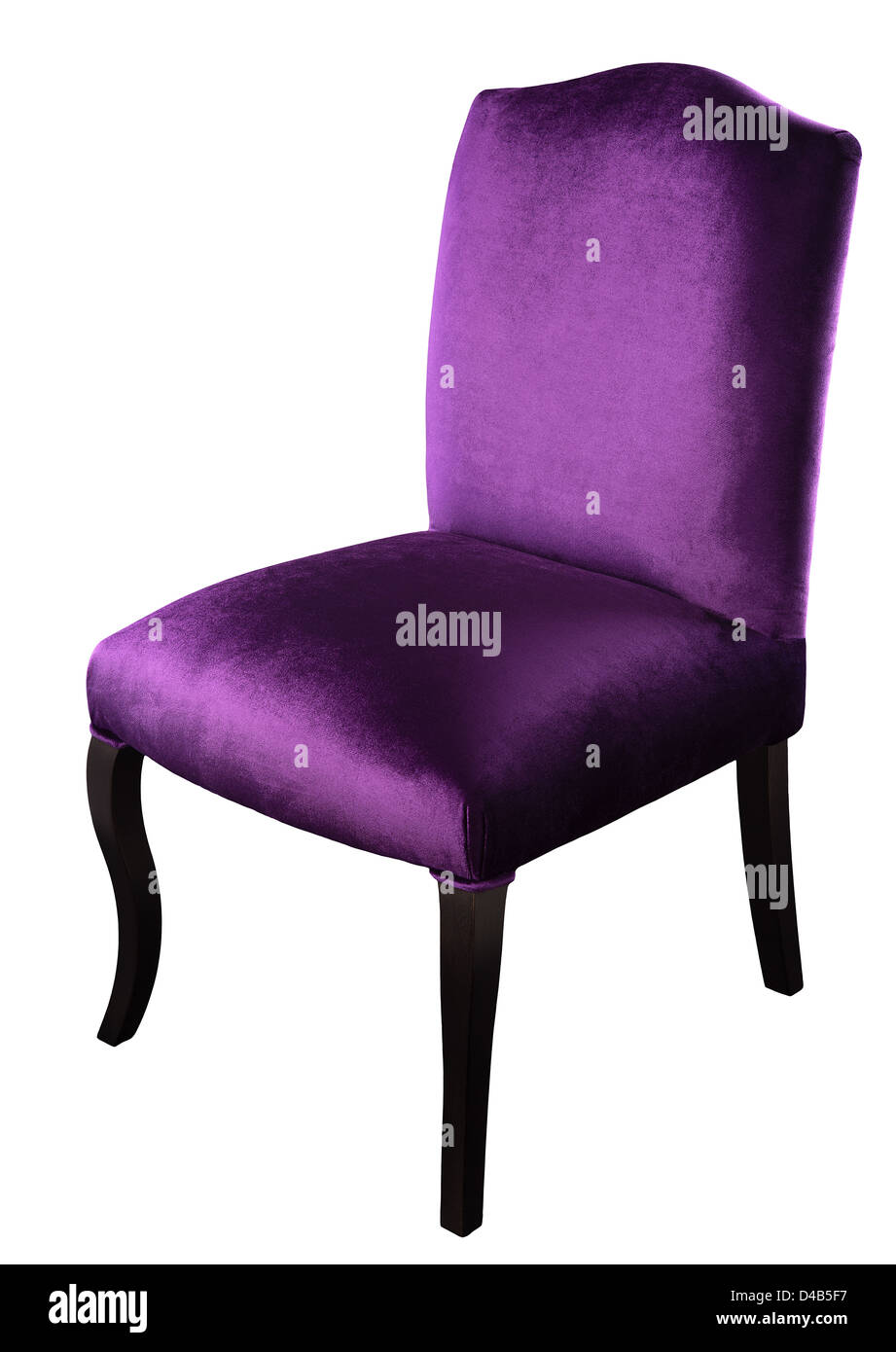 Stuhl isoliert auf weißem Hintergrund Stockfoto