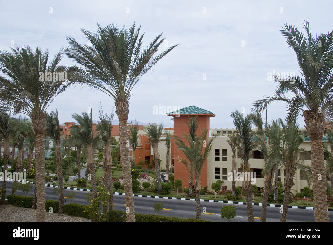 Ägyptischen hotel Stockfoto