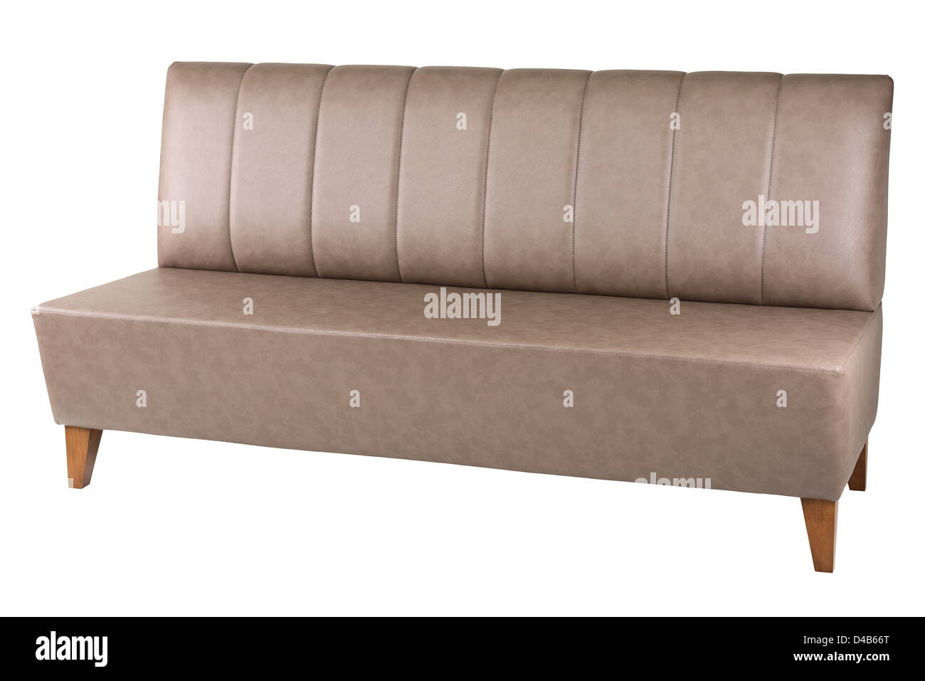 Polstermöbel, isoliert auf weiss Stockfoto