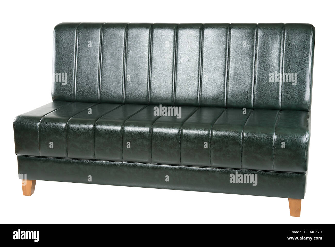 Polstermöbel, isoliert auf weiss Stockfoto