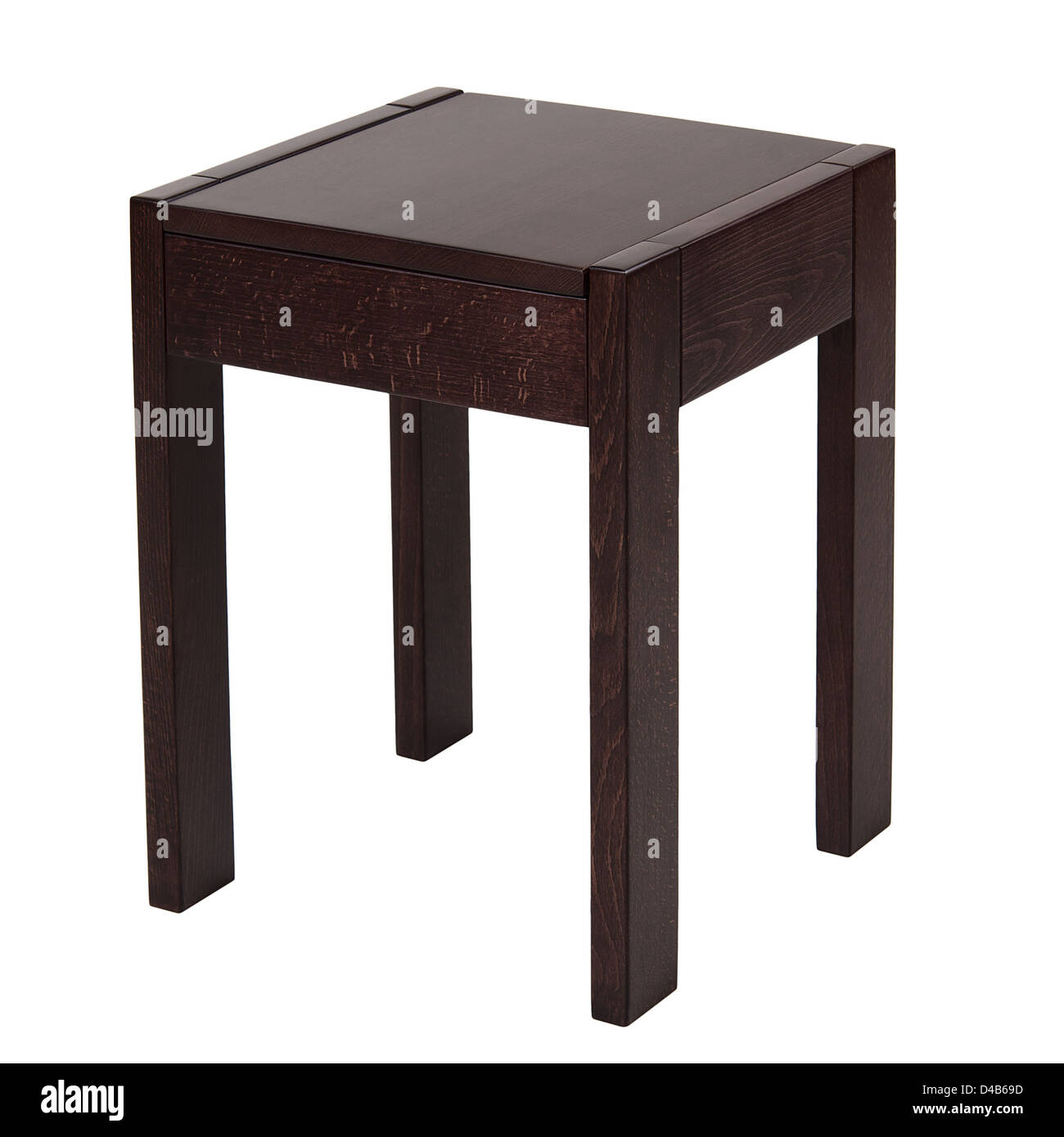 Stuhl isoliert auf weißem Hintergrund Stockfoto