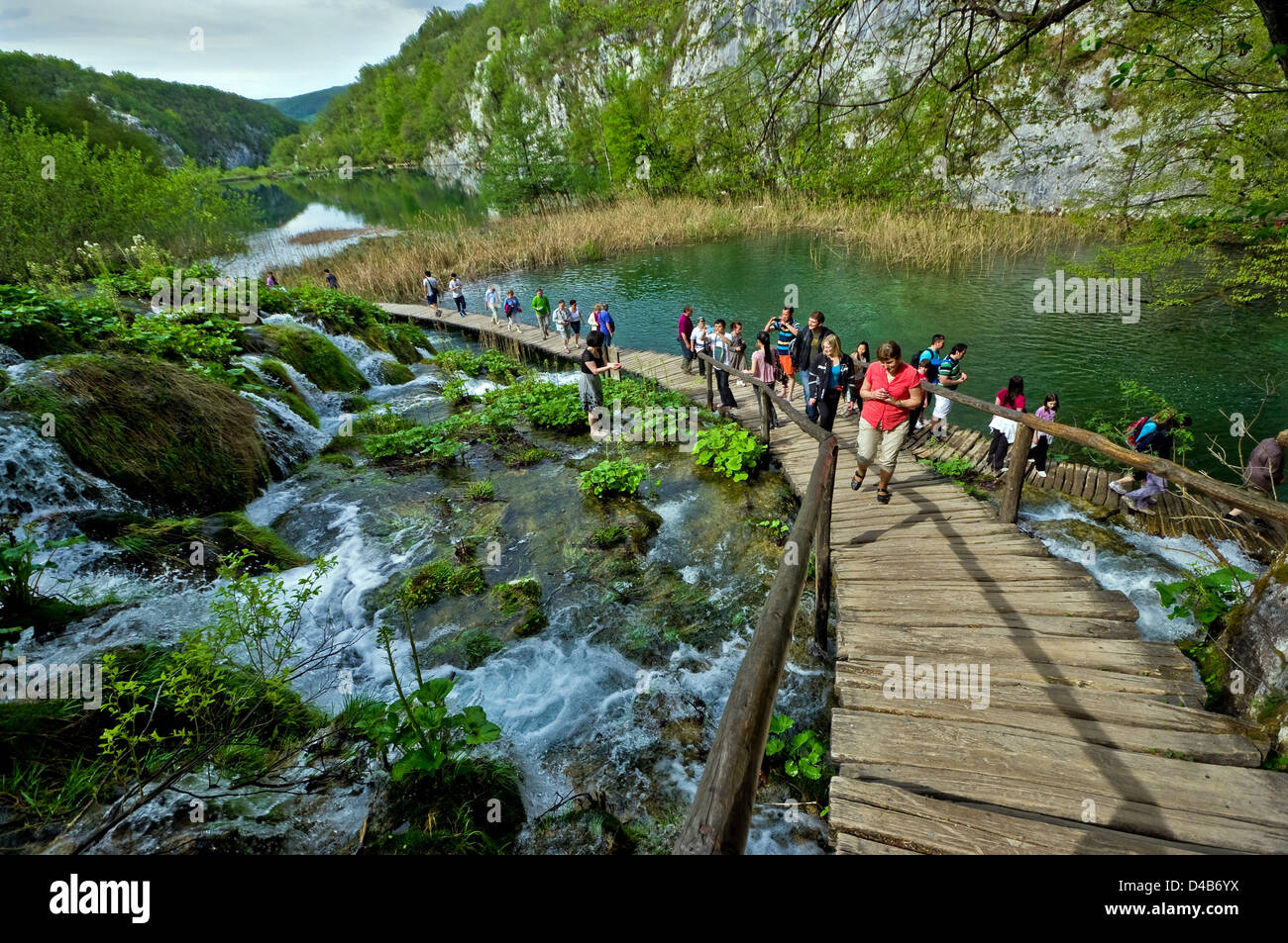 Nationalpark Plitvicer Seen-Kroatien Stockfoto