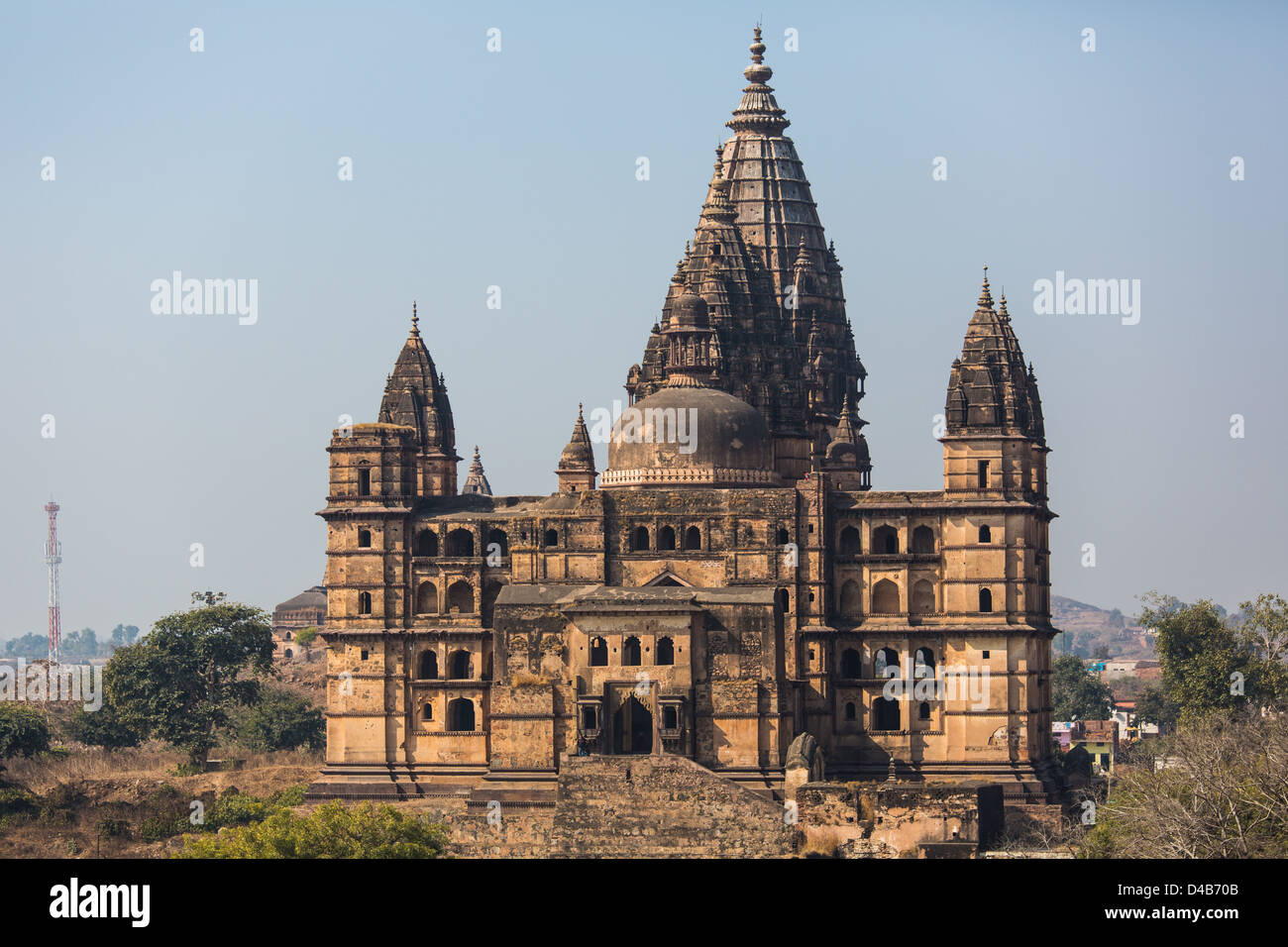 Chaturbhuj Tempels, Orchha, Indien Stockfoto