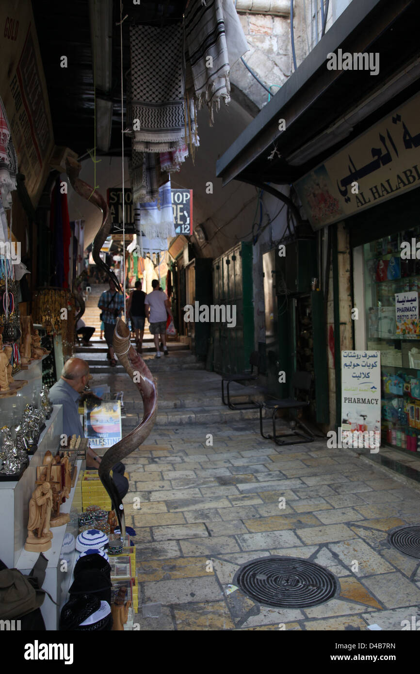 Jerusalem, Altstadt, Via Dolorosa Stockfoto