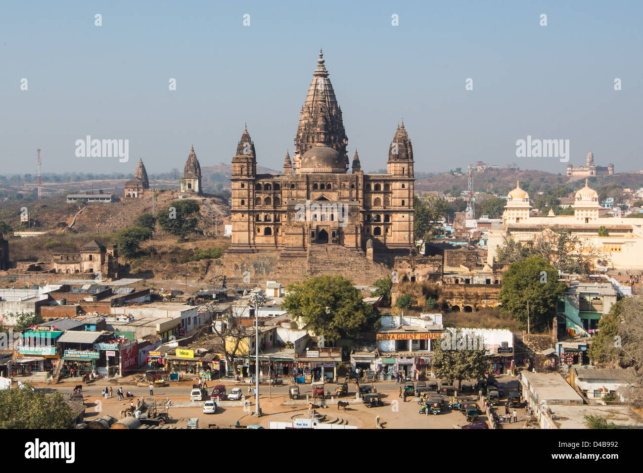 Chaturbhuj Tempels, Orchha, Indien Stockfoto