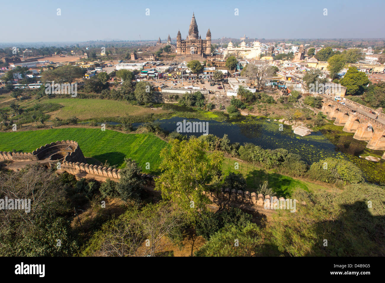Chaturbhuj Tempels, Orchha, Indien Stockfoto
