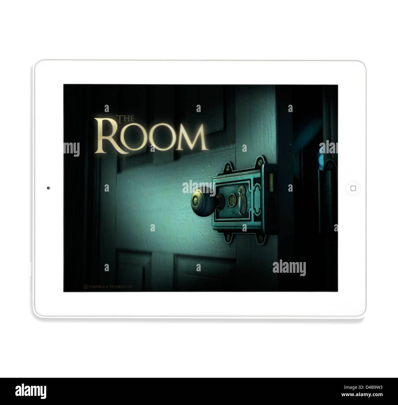 Die Award Gewinner Gam app "The Room" gespielt auf eine 4. Generation Apple iPad Tablet-computer Stockfoto