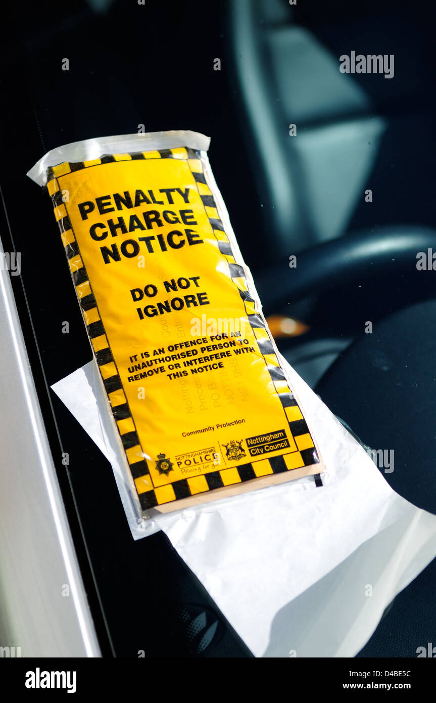 Strafe kostenlos kündigen. Stockfoto