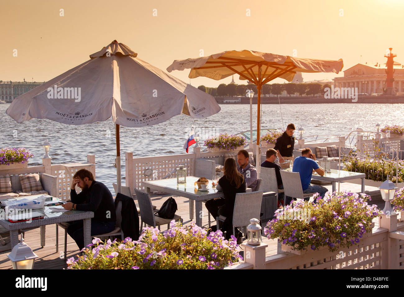 St. Petersburg, Terrasse des Flying Dutchman Stockfoto