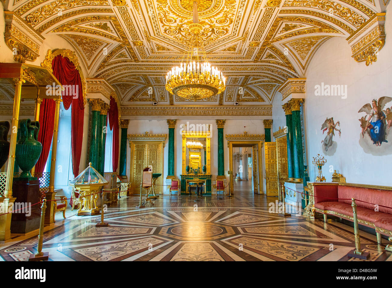 St. Petersburg, Eremitage Stockfoto