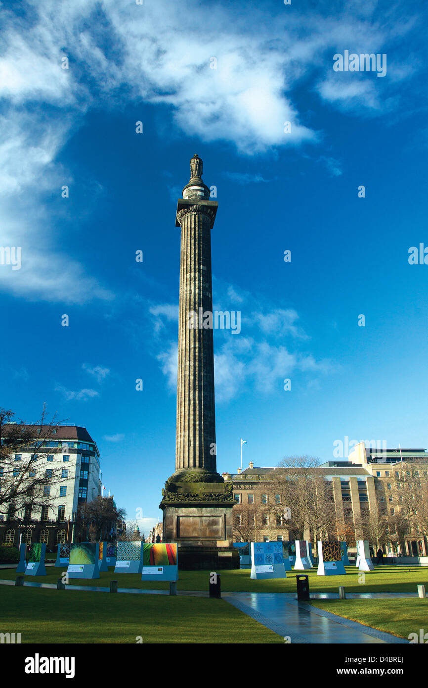 Die Melville-Denkmal in St. Andrews Square, Edinburgh, Lothian Stockfoto