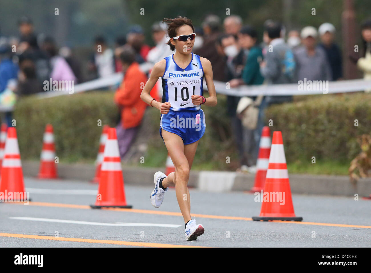 Asami Kato (JPN), 10. März 2013 - Marathon: Nagoya Frauen Marathon 2013 in Aichi, Japan.  (Foto von YUTAKA/AFLO SPORT) Stockfoto