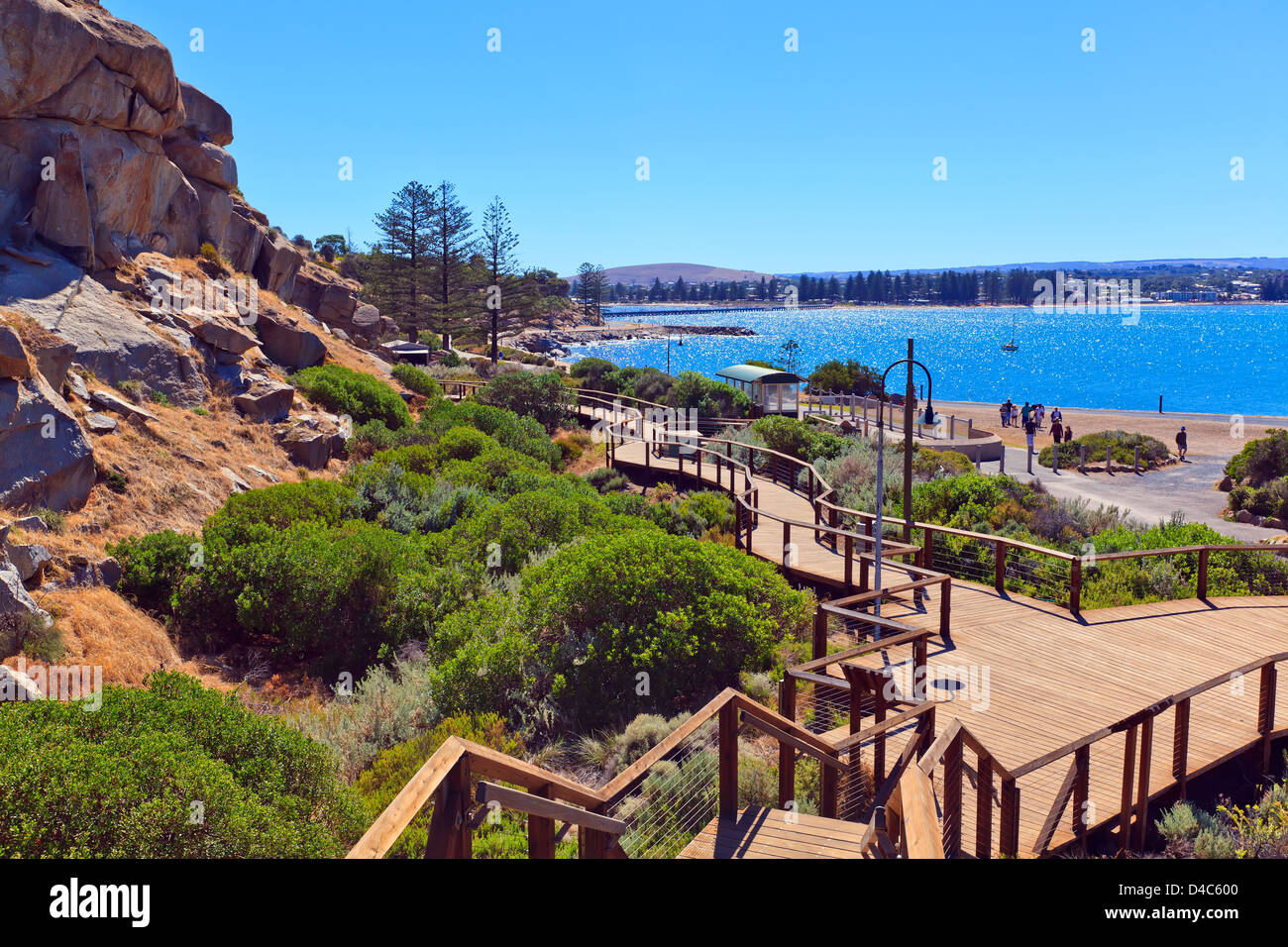 Granit-Insel auf der Fleurieu-Halbinsel in South Australia Stockfoto