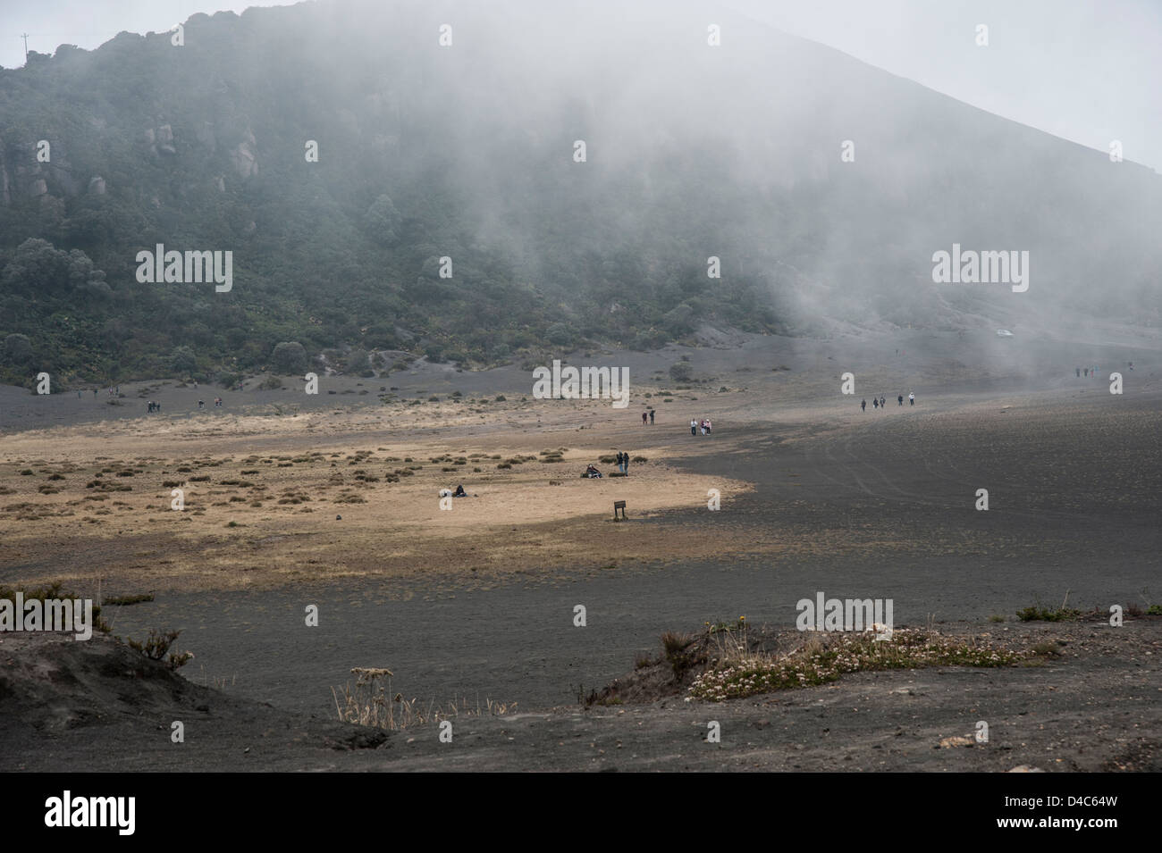 Irazu VulkanNationalpark, Costa Rica der schlafenden Krater im Irazu