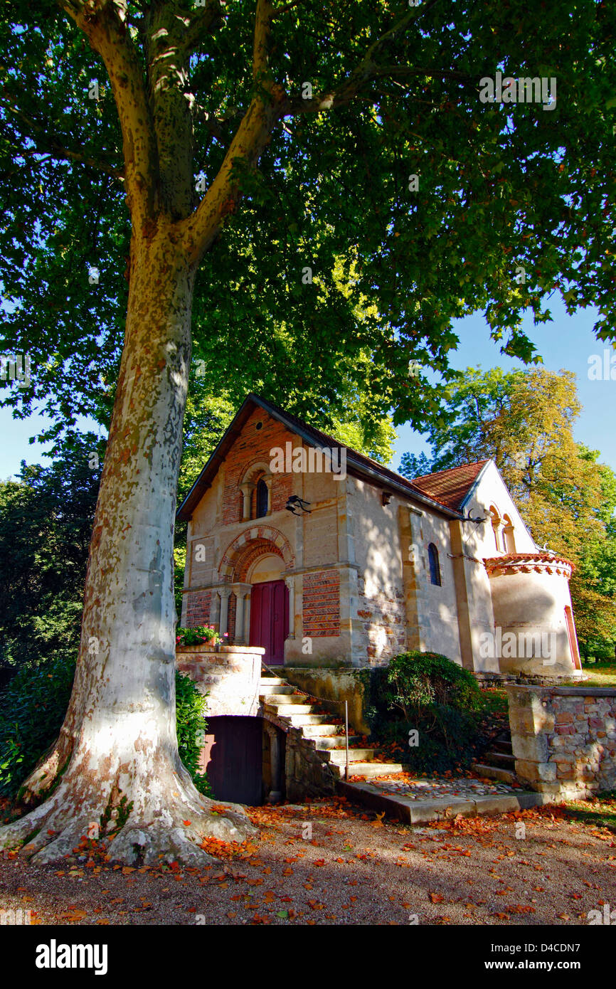 Château d'Aulteribe, Departement Puy-de-Dome, Auvergne, Frankreich Stockfoto