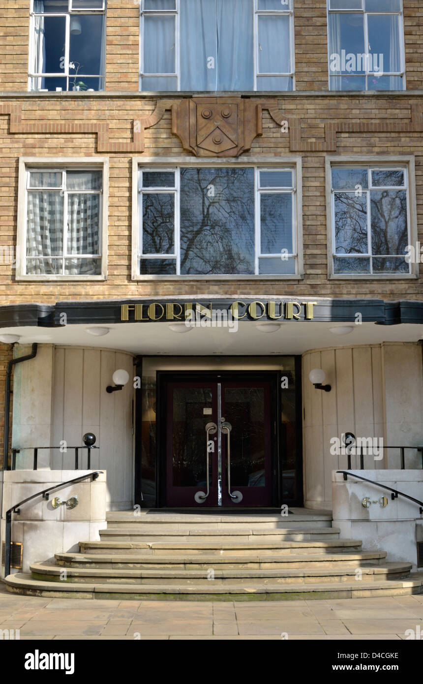 Florin Court Apartments, Kartause, Clerkenwell, London, UK. Stockfoto
