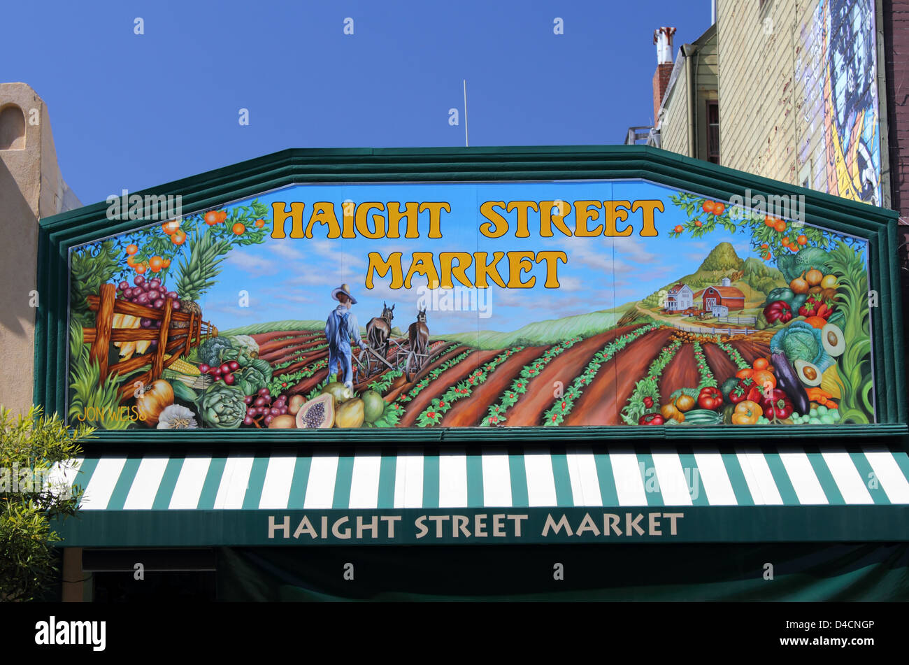 Haight Street Market, San Francisco, Kalifornien, USA Stockfoto