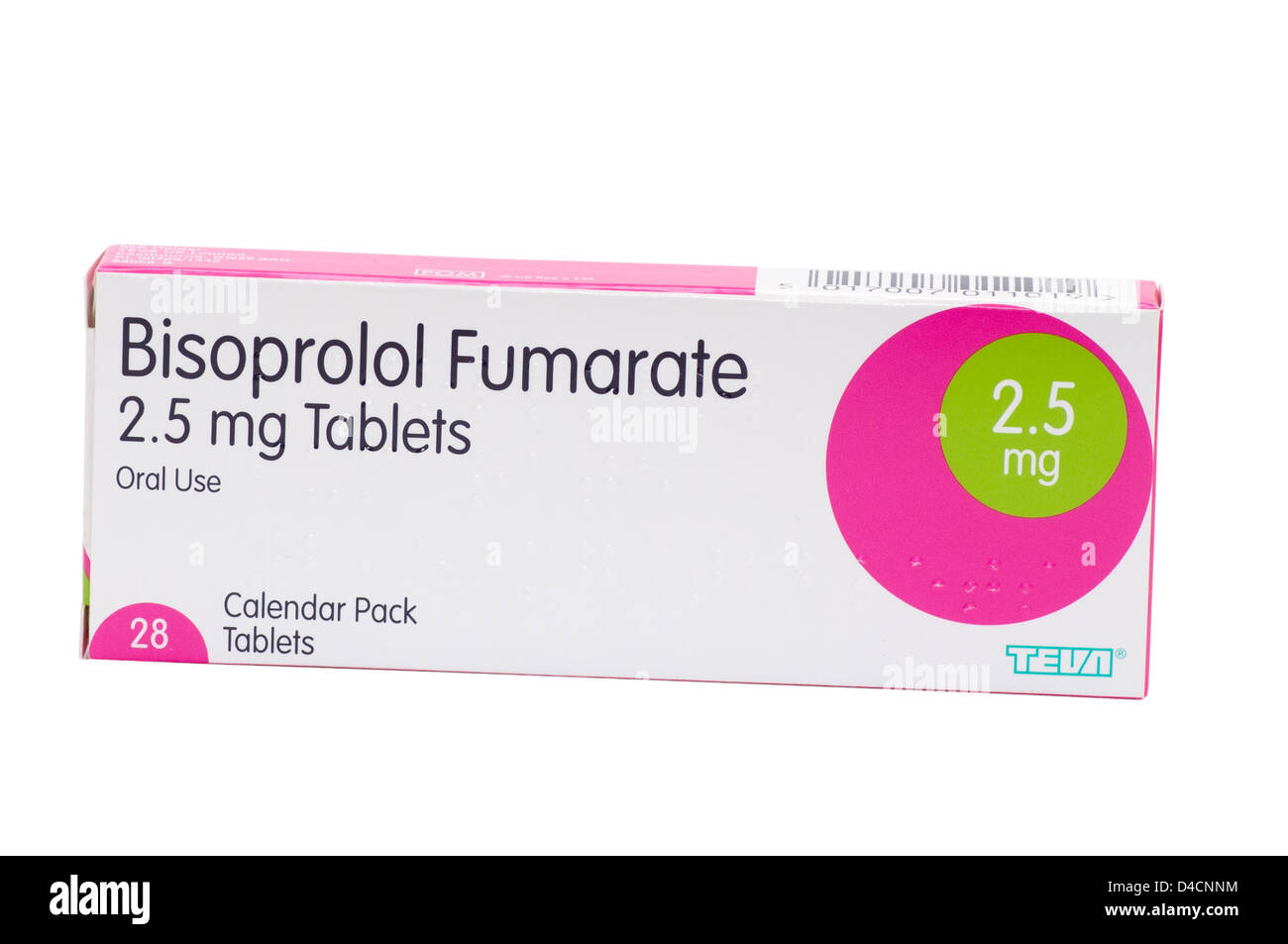 Paket von Bisoprolol Fumarat Beta-Blocker Tabletten Stockfotografie - Alamy