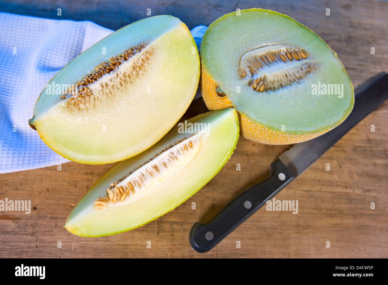 Honigmelone Stockfoto