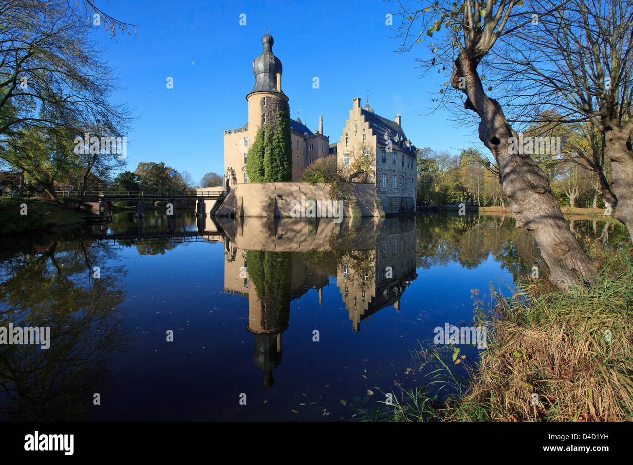 Burg Gemen, Borken, Münsterland, Nordrhein-Westfalen, Deutschland, Europa Stockfoto