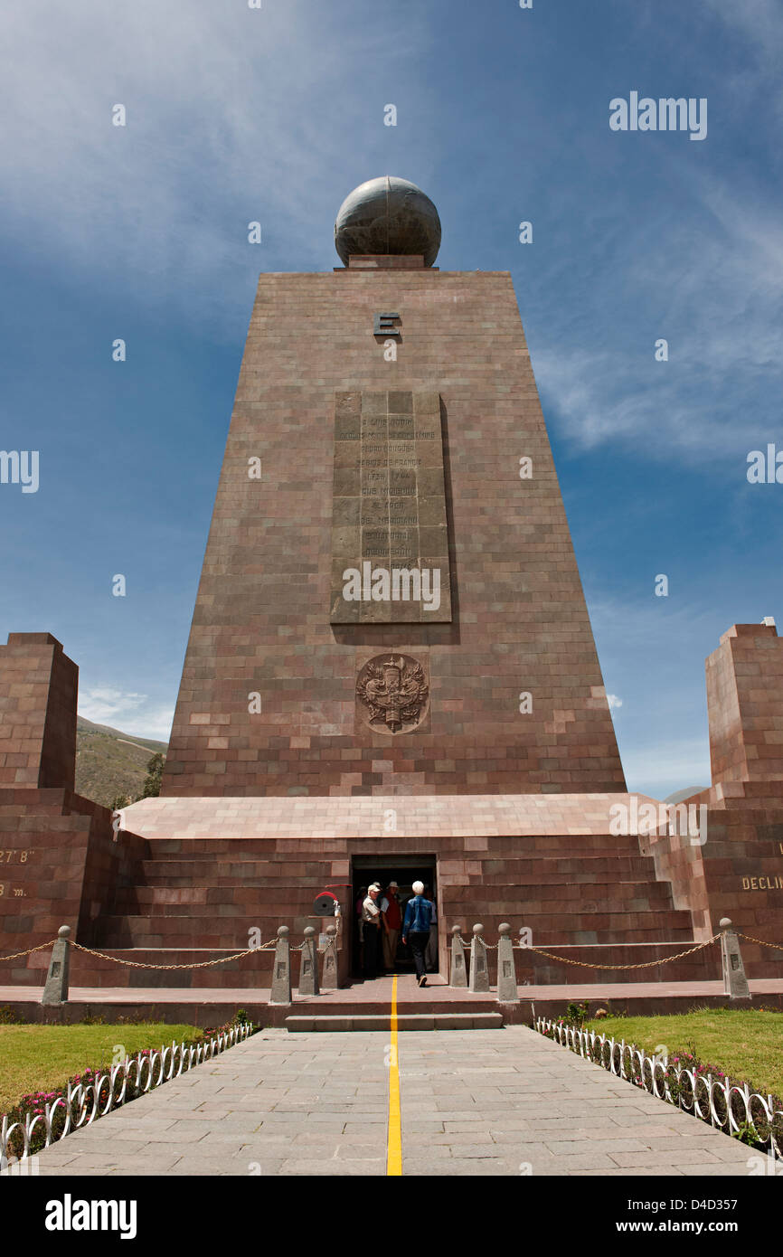 Mitad del Mundo, San Antonio de Pichincha in Ecuador, Südamerika, Amerika Stockfoto Mitad del Mundo, San Antonio de Pichincha in Ecuador, Südamerika, Amerika Stockfoto