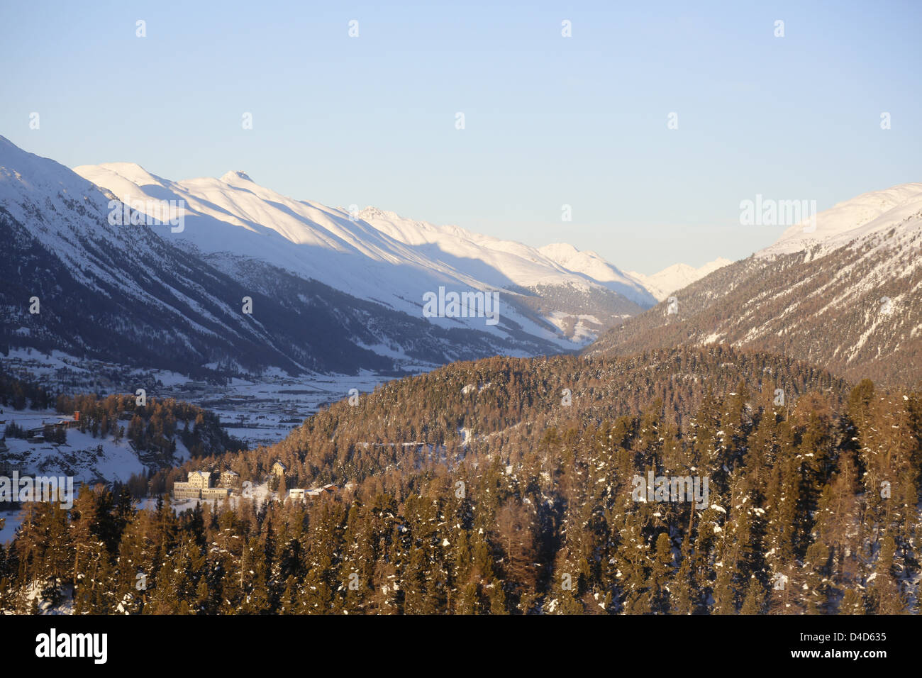 Sankt Moritz, Engadin, Kanton Graubündens, der Schweiz, Europa Stockfoto