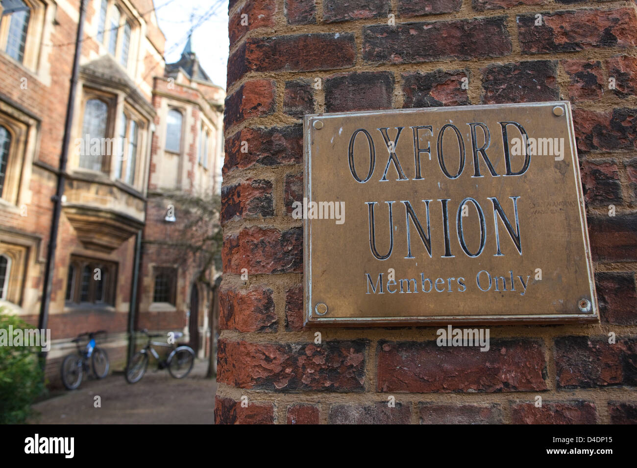 Der Oxford Union Society, Frewin Gericht, Oxford, England, UK Stockfoto