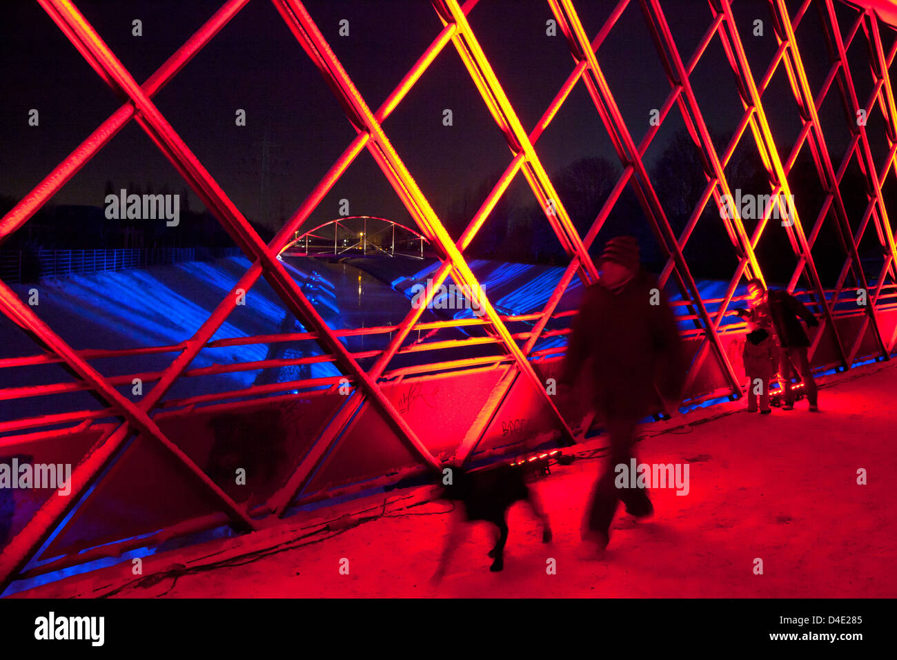 Gelsenkirchen, Deutschland, Abschlussfeier für das Jahr der Kulturhauptstadt Ruhr 2010 Stockfoto