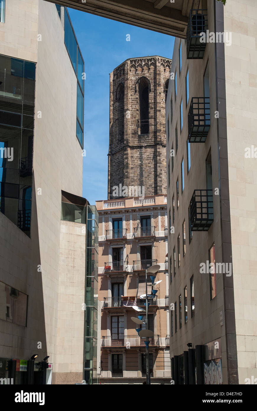Blick auf Barcelona, Katalonien, Spanien, Europa Stockfoto