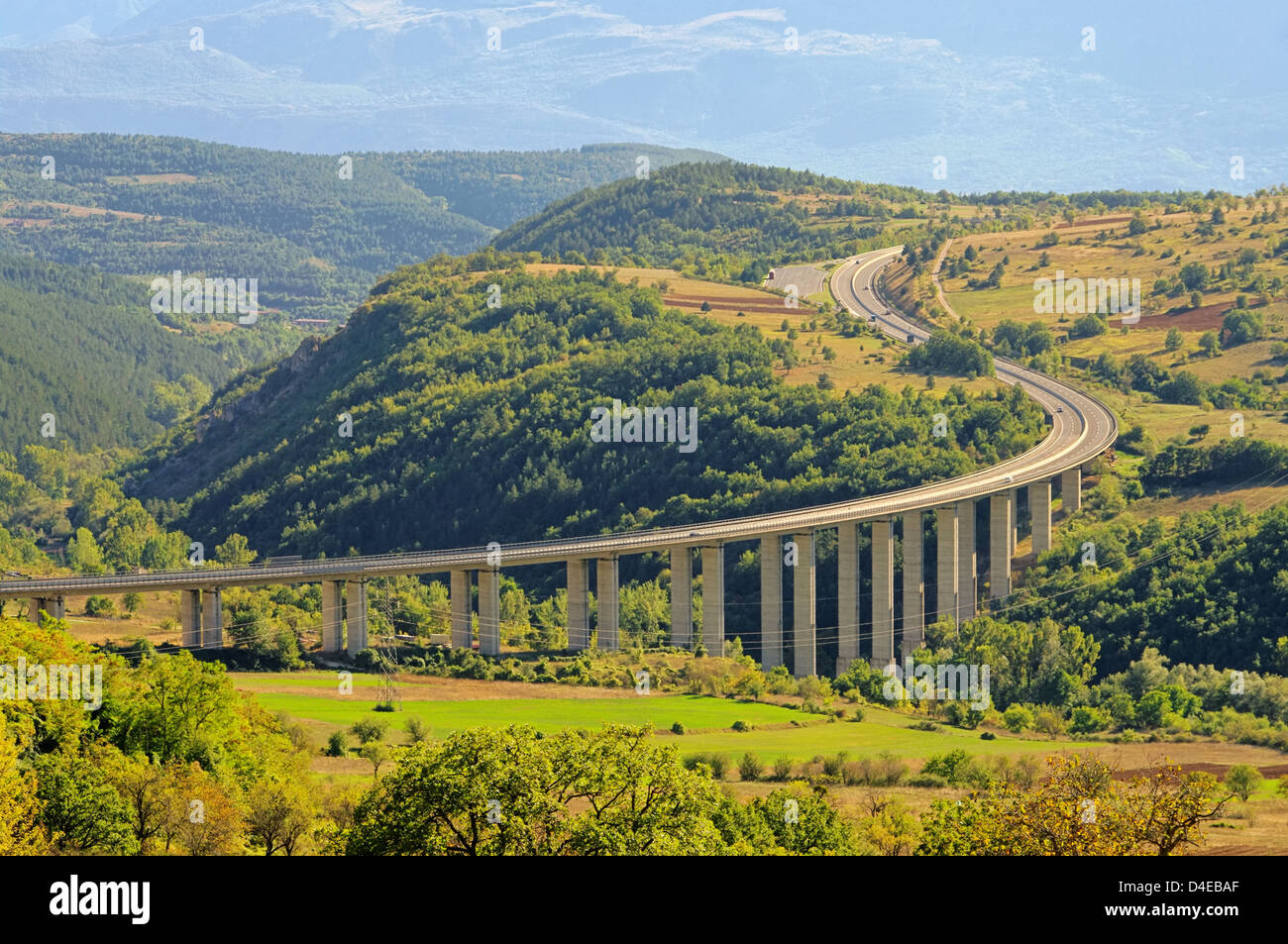 Gran Sasso Autobahn - Gran Sasso Autobahn 02 Stockfoto