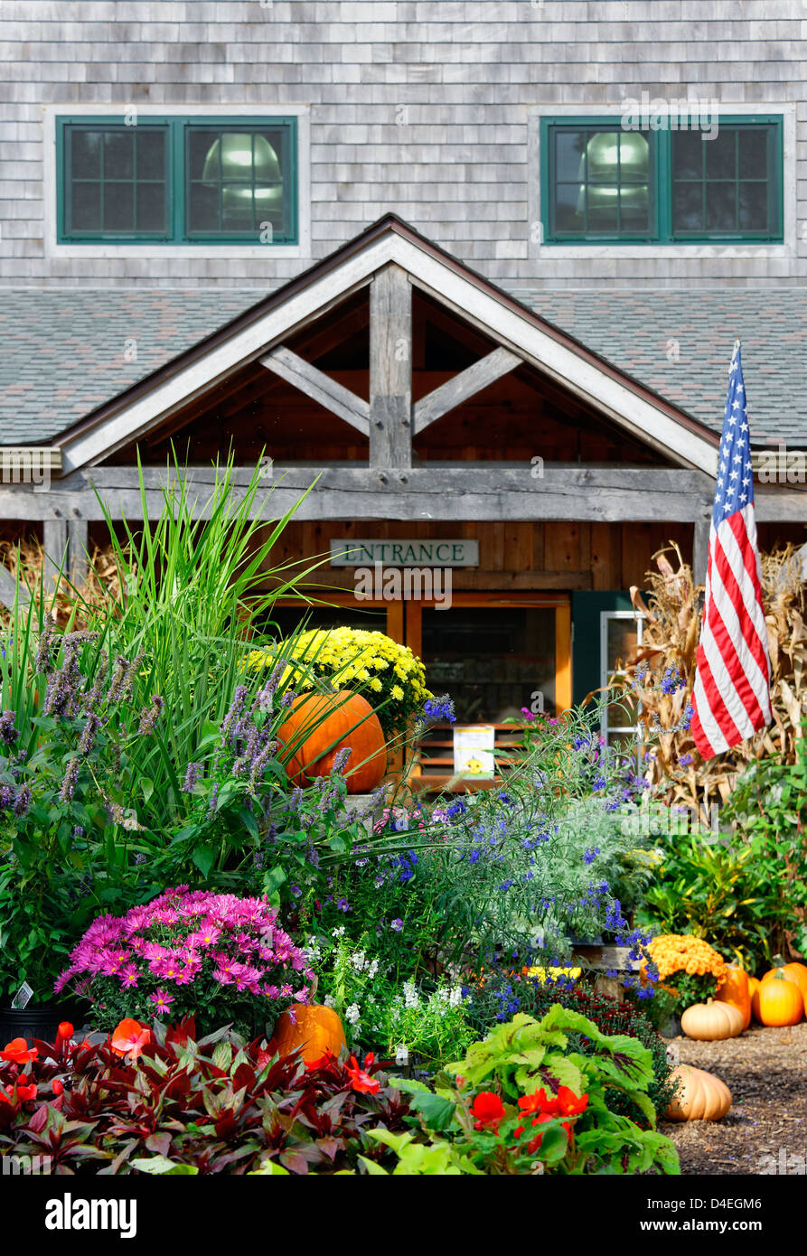 Morning Glory Bauernhof stand, Edgartown, Martha's Vineyard, Massachusetts, USA Stockfoto