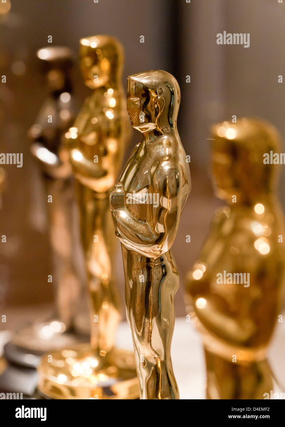 Oscar-statuette Stockfoto