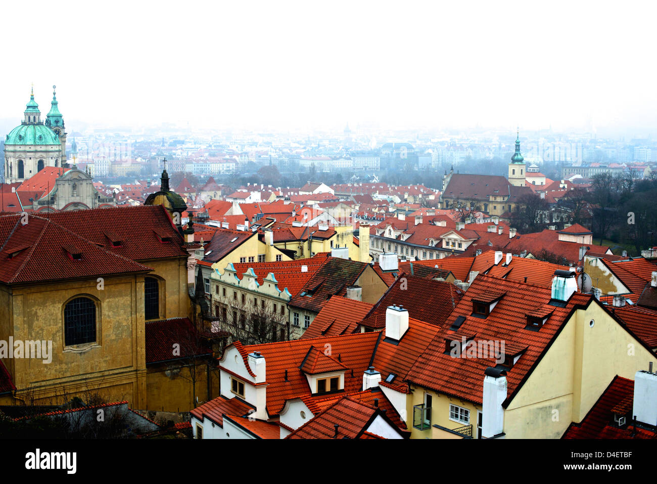 Stadtbild des alten Prag, Tschechische Republik, Europa Stockfoto