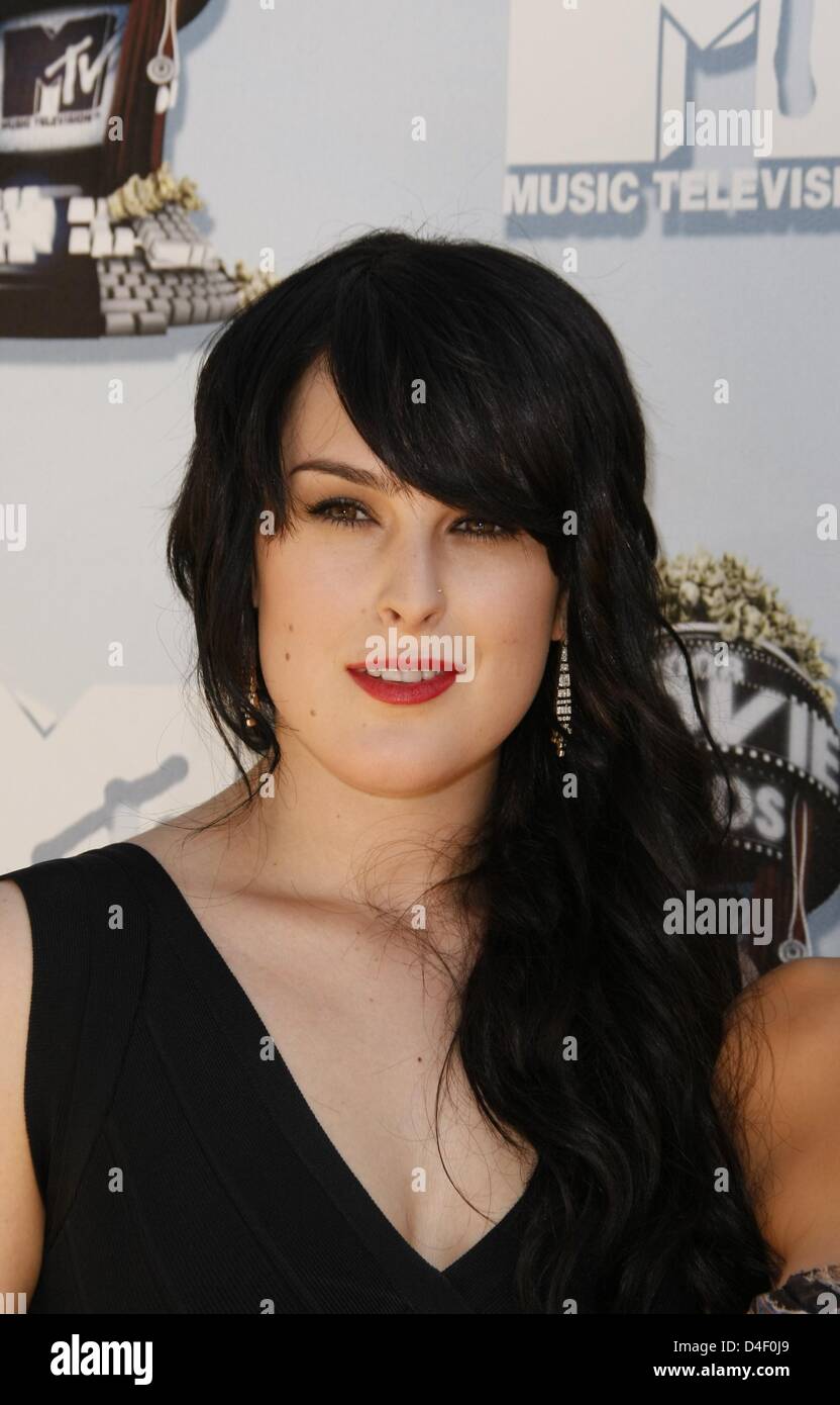 Schauspielerin Rumer Willis kommt bei den 2008 MTV Movie Awards in den
