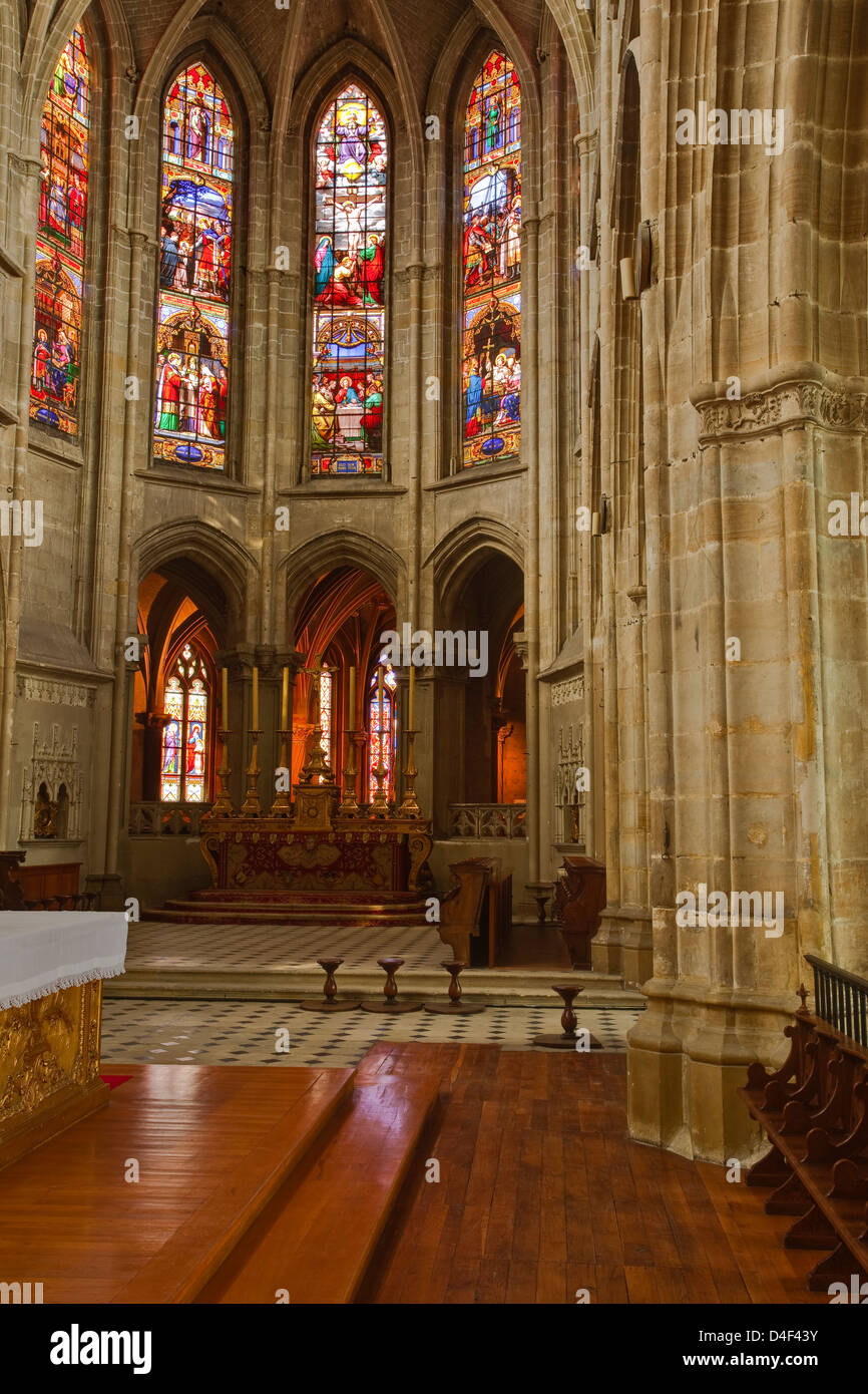 Kathedrale Saint-Louis de Blois, Blois, Loir-et-Cher, Frankreich. Stockfoto