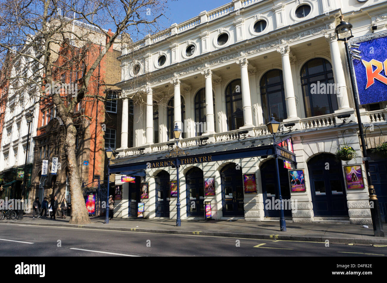 Garrick Theatre in Charing Cross Road in London. Stockfoto