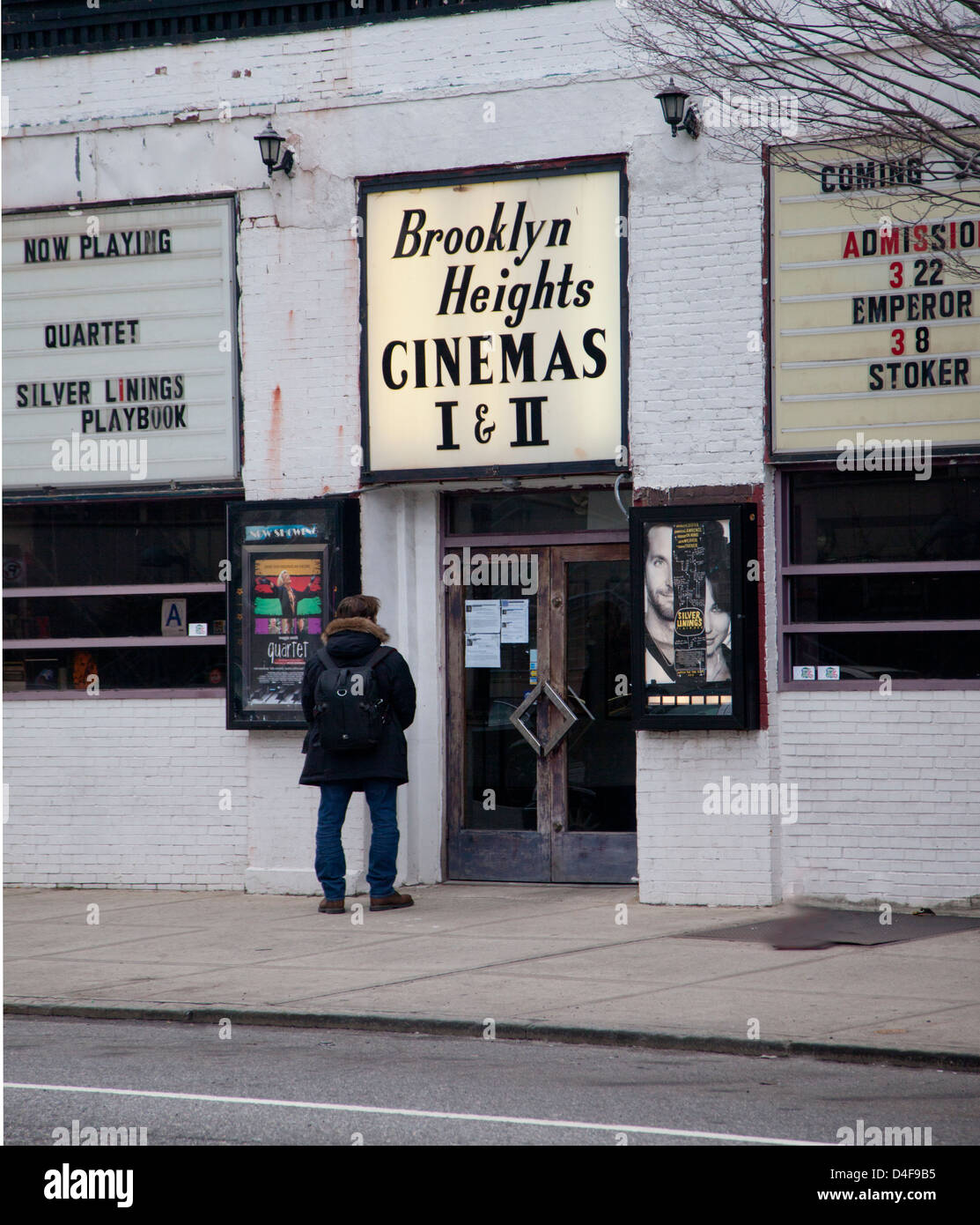 Cobble Hill Kinos eins und zwei Stockfoto