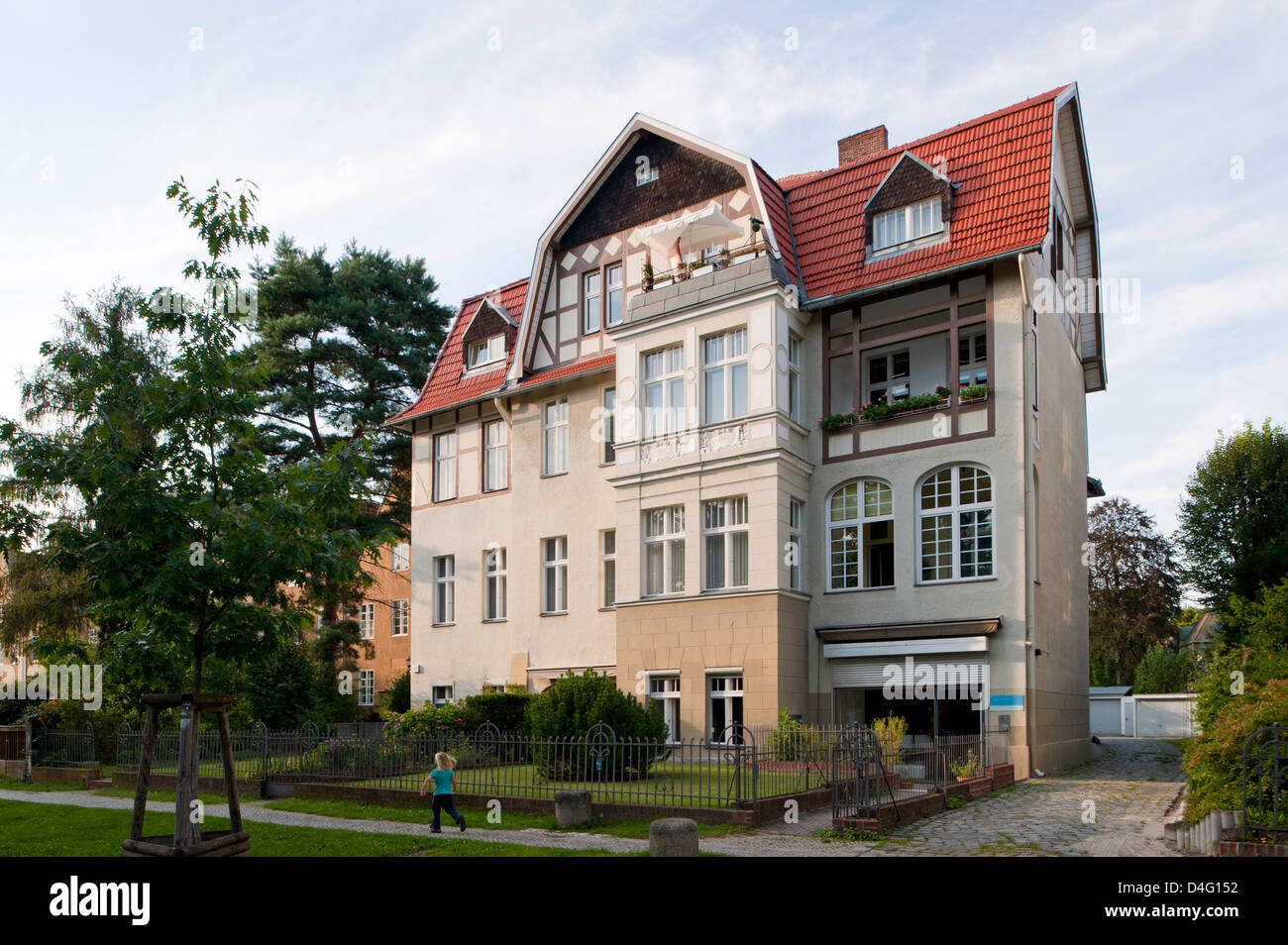 Berlin, Deutschland, Jugendstil-Villa in Berlin-Zehlendorf Stockfoto