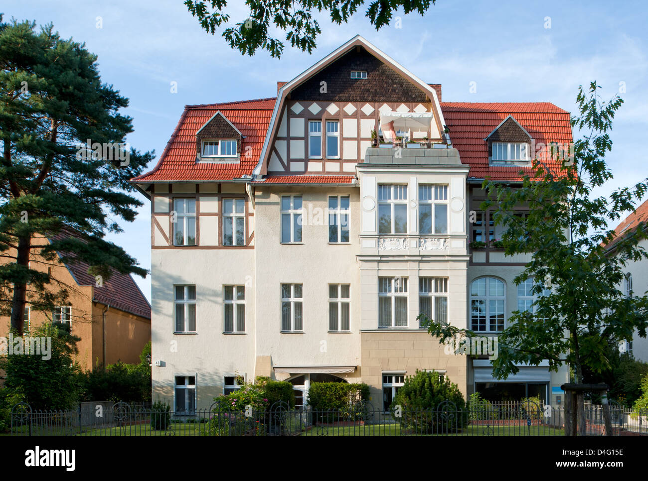 Berlin, Deutschland, Jugendstil-Villa in Berlin-Zehlendorf Stockfoto