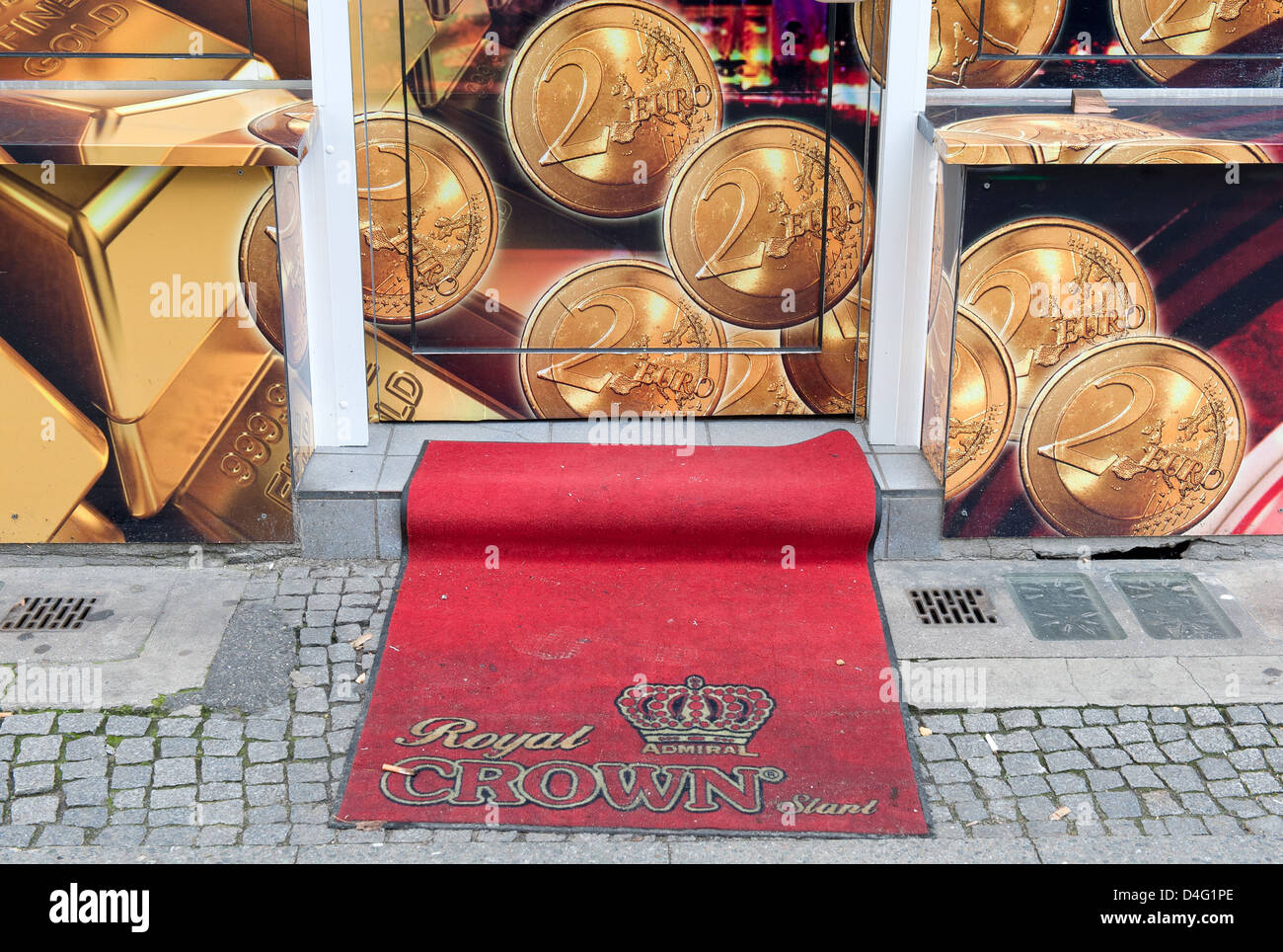 Berlin, Deutschland, den Eingang von einem Casino in Berlin-Moabit Stockfoto