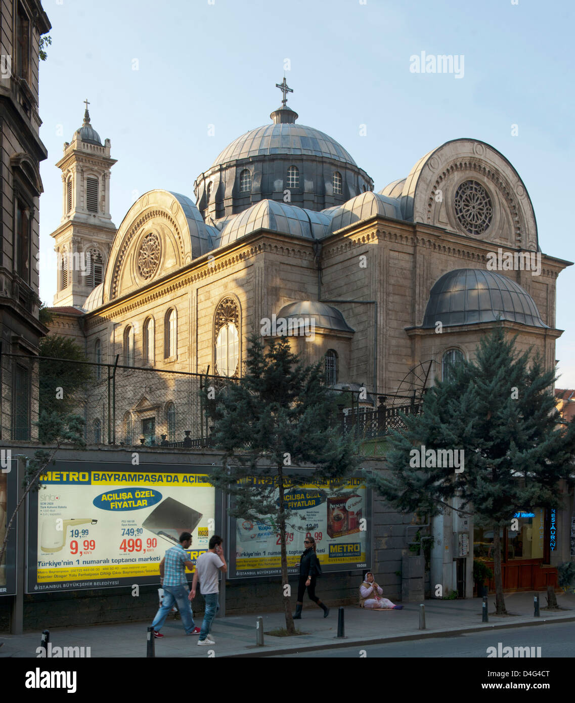 Ägypten, Istanbul Beyoglu, Griechisch-Orthodoxe Kirche Agia Triada Stockfoto