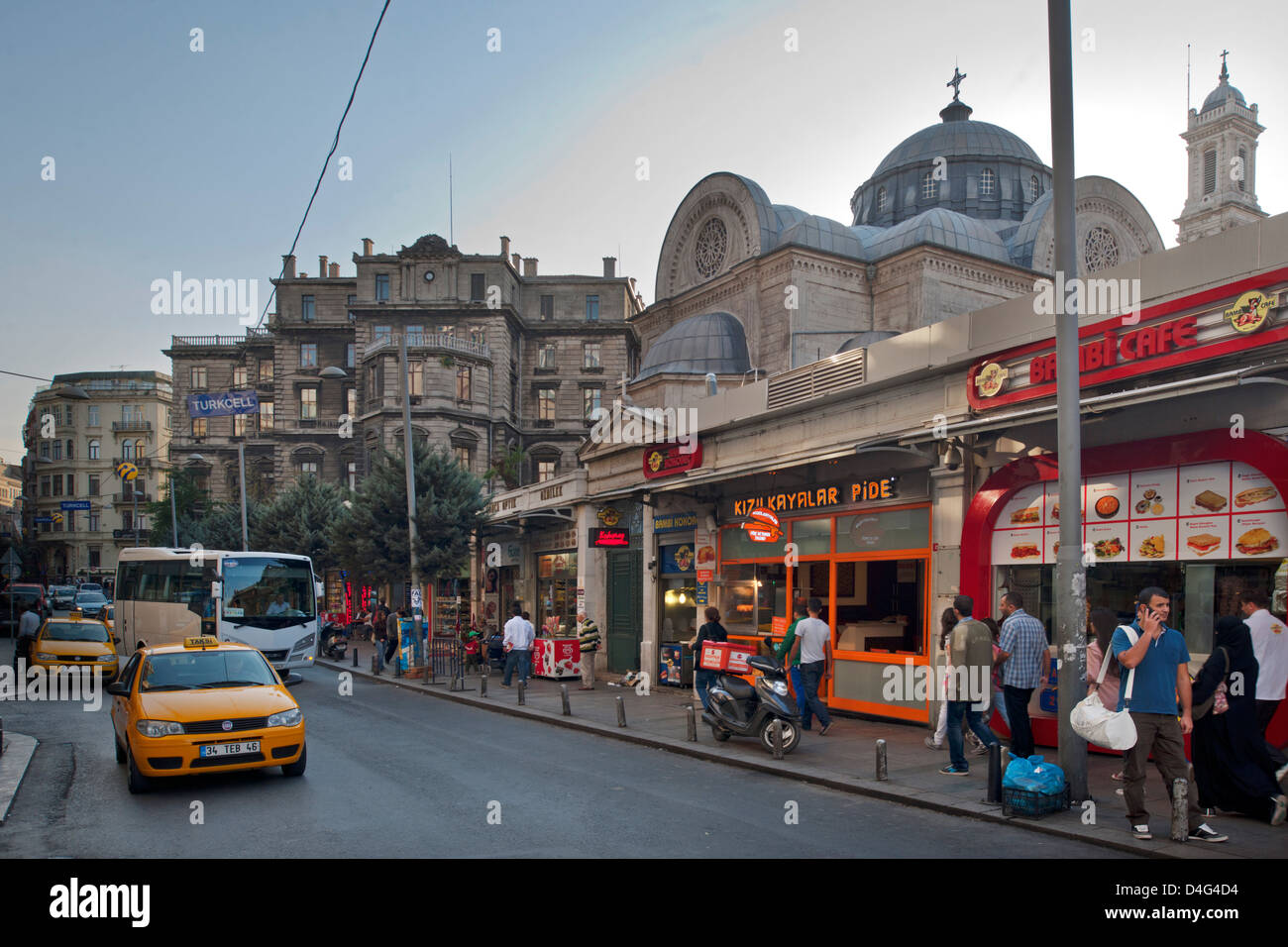 Ägypten, Istanbul Beyoglu, Griechisch-Orthodoxe Kirche Agia Triada Stockfoto