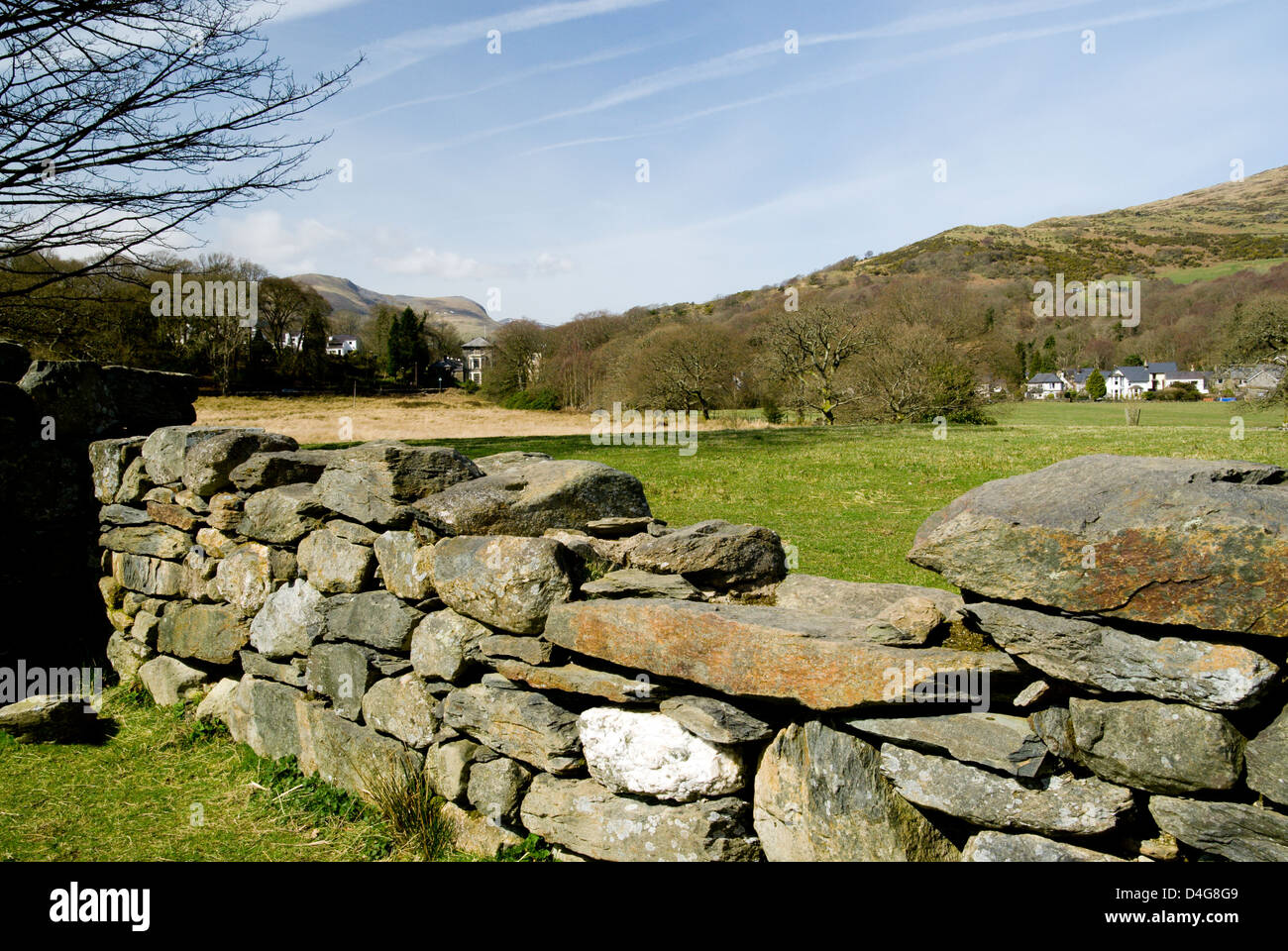 Beddgelert Snowdonia Gwynedd Nord-wales Stockfoto